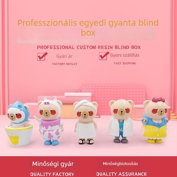 Egyedi kabala figura gyantából, anime-stílusú gyűjteményfigurák, egyedi állatgyanta figurák