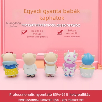 Egyedi kabala figura gyantából, anime-stílusú gyűjteményfigurák, egyedi állatgyanta figurák