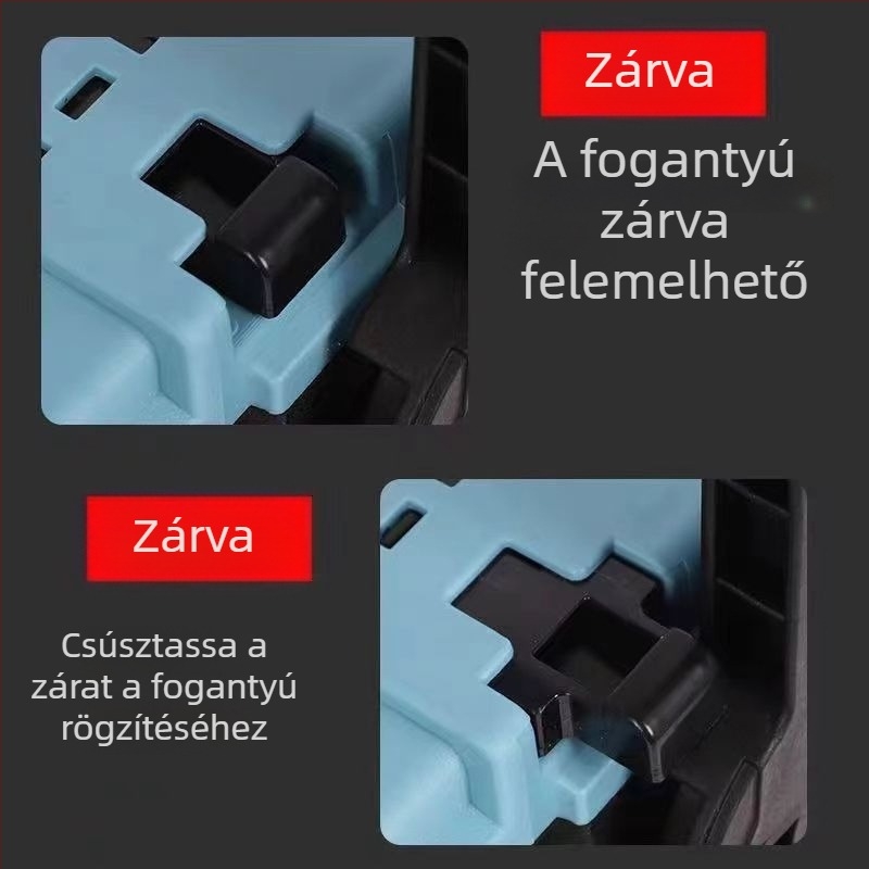 Kültéri horgászfelszerelés tároló doboz, nagy kapacitású, megerősített oldalakkal, bot tartóval és multifunkcionális tárolóval