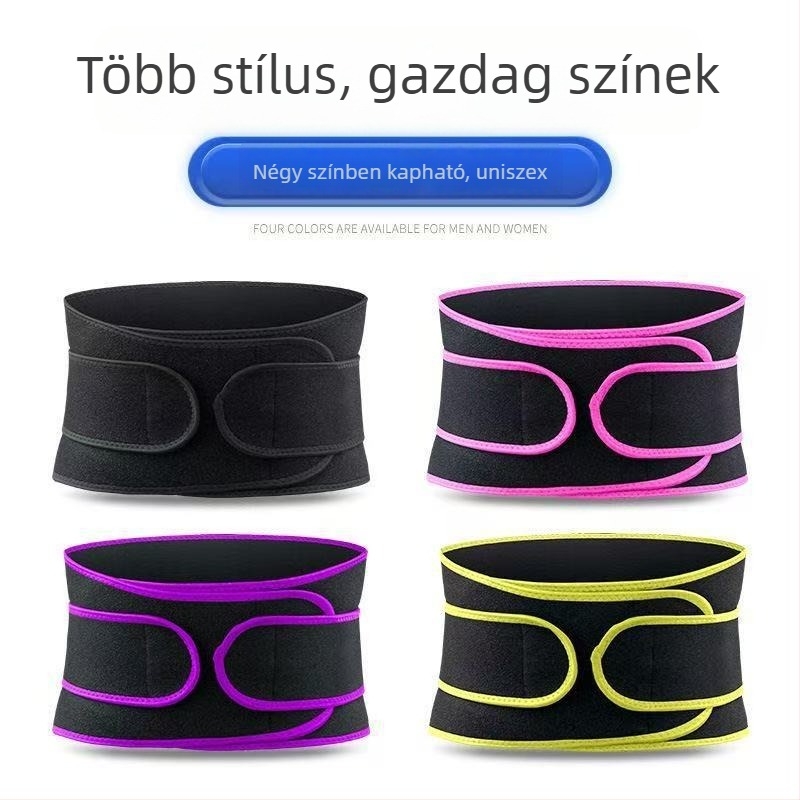 Szellőző hálós anyagú deréköv duplán tömörítő, edzéshez és súlyemeléshez