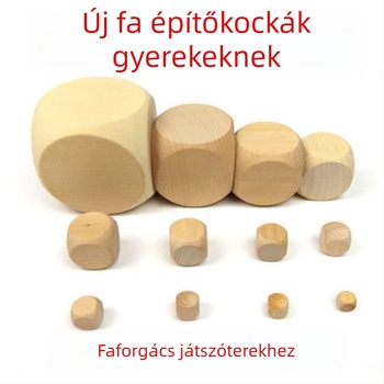Fa homokozó készlet gyerekeknek — beltéri és kültéri használatra, családi játék