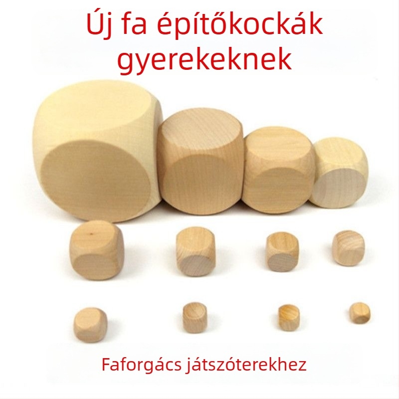Fa homokozó készlet gyerekeknek — beltéri és kültéri használatra, családi játék