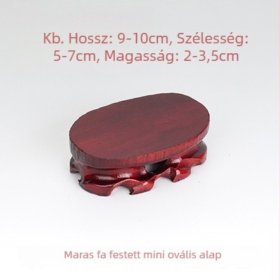 Mahagóni kiállítóalap gravírozott dísztárgyakhoz, gyökérfaragású állvány jade- és kőszobrokhoz