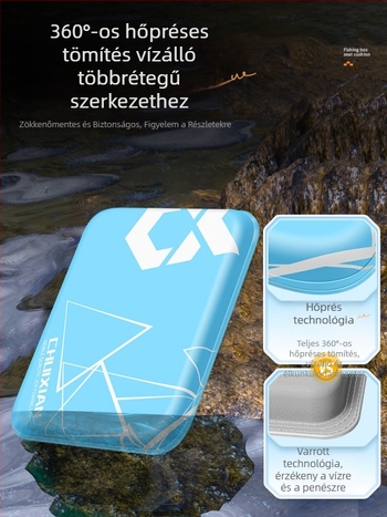 PU horgász doboz ülőpárna, vízálló, légáteresztő, vastagabb, Velcro-zárással
