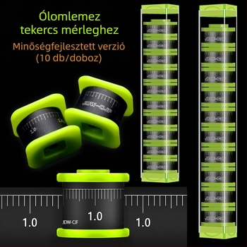 Gradált ólomszalag tekercs horgászathoz, bevont, vastagodott felszerelési kiegészítők