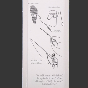 Acélhuzalos horgászcsuklópánt
