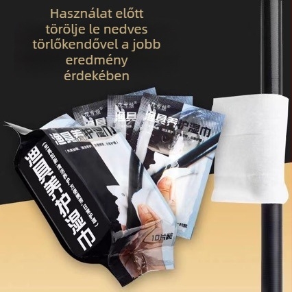 Horgászbot karbantartó készlet: törlő kendők, karbantartó olaj és tisztító kendő