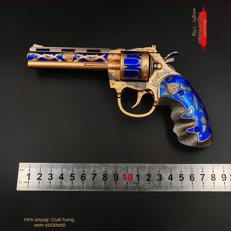 Delta anime játék periféria, 18 cm-es óriás piton Klein pisztoly ötvözet kiállító modell