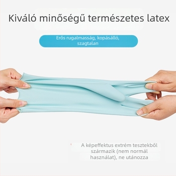 Miaojie női mosogatókesztyűk – tartós gumiból, vízálló, csúszásmentes, 32 cm hosszú, konyhai használatra