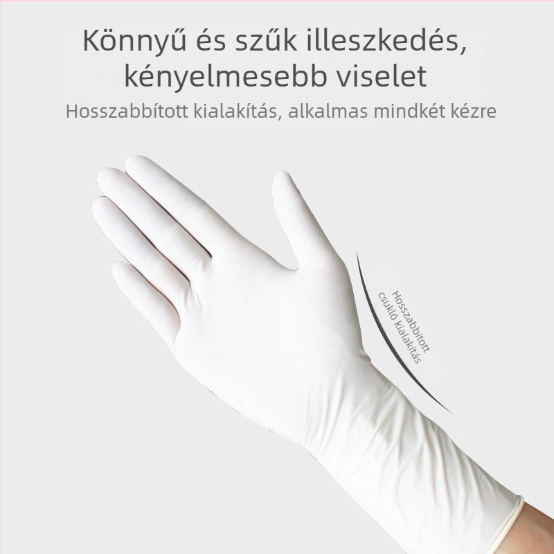 Egyszer használatos mosogató kesztyűk – nitril, latex és PVC, hosszúak és vastagok, otthoni tisztításhoz
