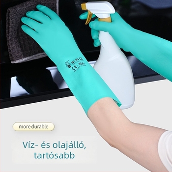 Oriental Red nitril kesztyűk élelmiszerhez, cateringhez, háztartási feladatokhoz és mosogatáshoz - tartósak, könnyűek a konyhában