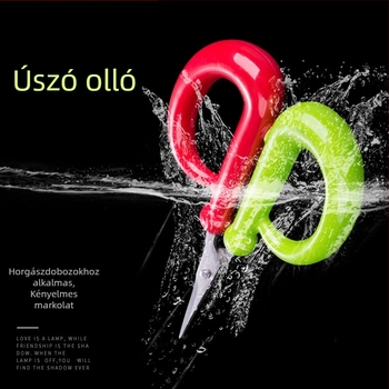 Úszó, rozsdamentes acélból készült hordozható, multifunkcionális halászati olló, ólomhoz és egyéb kellékekhez