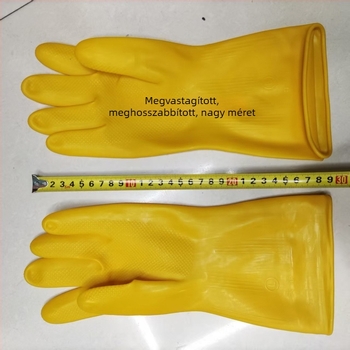 Beef Tendon latex kesztyűk munkavédelmi célokra, kopásálló, vastagított, vízálló, csúszásmentes, mosogatáshoz és háztartási feladatokhoz