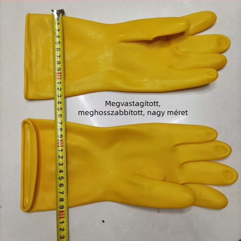 Beef Tendon latex kesztyűk munkavédelmi célokra, kopásálló, vastagított, vízálló, csúszásmentes, mosogatáshoz és háztartási feladatokhoz