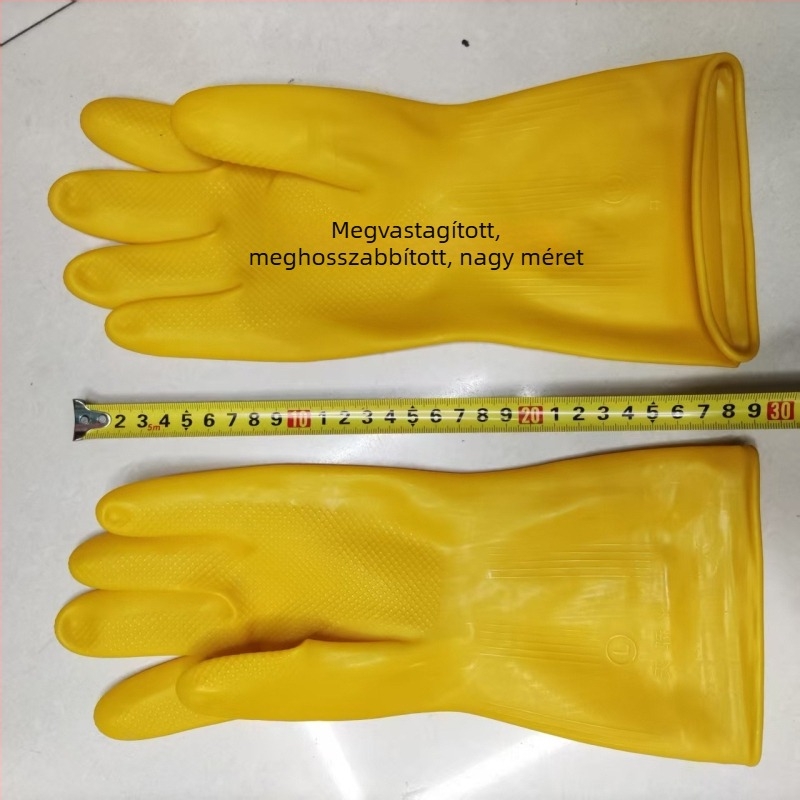 Beef Tendon latex kesztyűk munkavédelmi célokra, kopásálló, vastagított, vízálló, csúszásmentes, mosogatáshoz és háztartási feladatokhoz