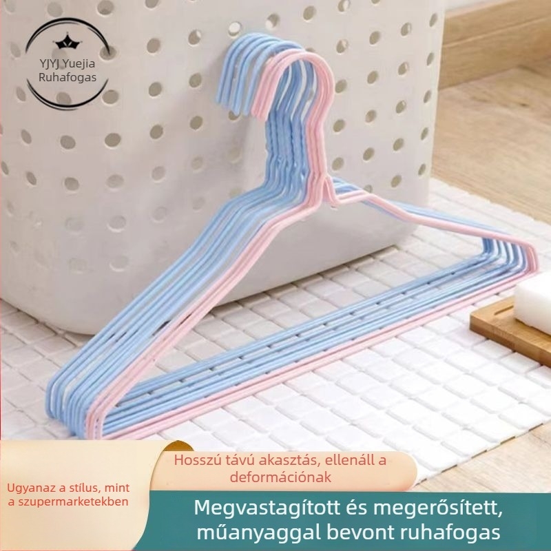 Csúszásmentes ruhaszárító állvány műanyag bevonattal, megerősített és megvastagodott kivitelben, erkélyre és otthonra