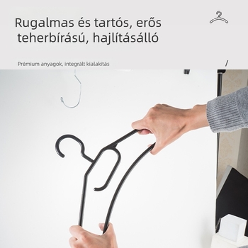 Csúszásmentes ruhakasztó nyom nélkül, háztartási használatra; öltönyök és ruhák felnőtteknek, férfiaknak, nőknek és gyerekeknek