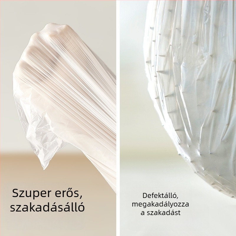 Húzós szemeteszsákok, nagy méretűek, vastagabbak, konyhára, kollégiumba és otthonra