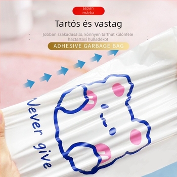 Ragasztó szemeteszsák autóhoz és házhoz, kettős használat, hordozható irodai tisztítózacskók