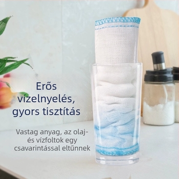 Konyhai törlő kendő, nedvszívó, többfunkciós háztartási kendő