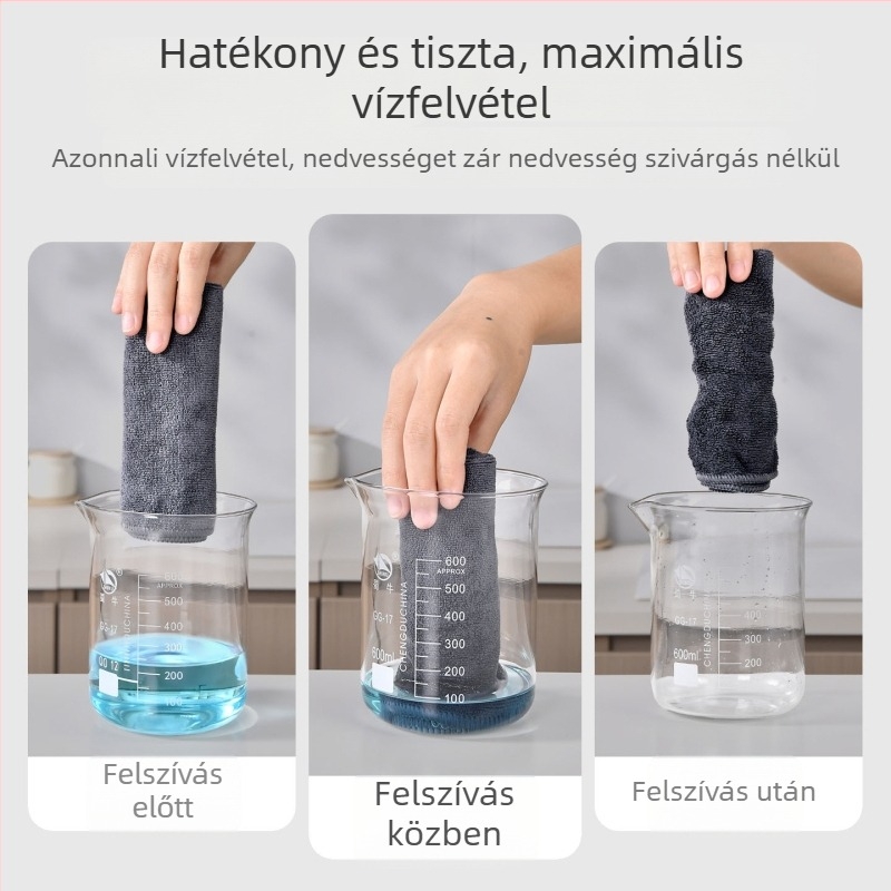 Poliészter tisztító kendő konyhához — többfunkciós, víz- és zsírfelszívó