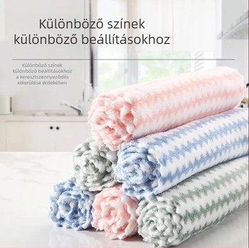 Víz-hullám mintás tisztító kendő üveghez