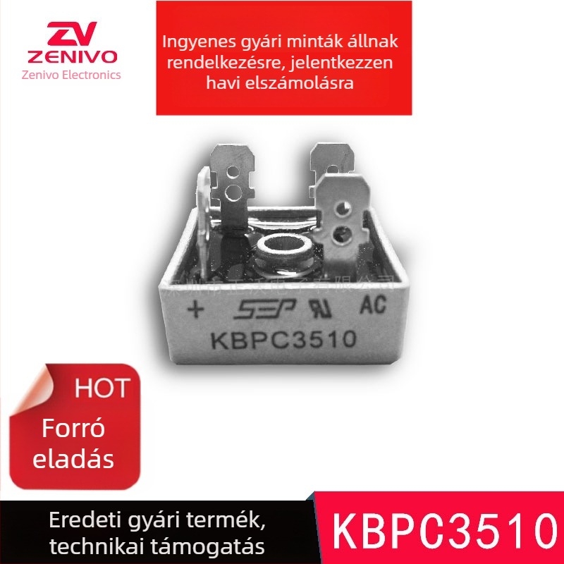 KBPC3510/2510/5010 1000V egyenirányító híd hulladékkezelő készülékhez