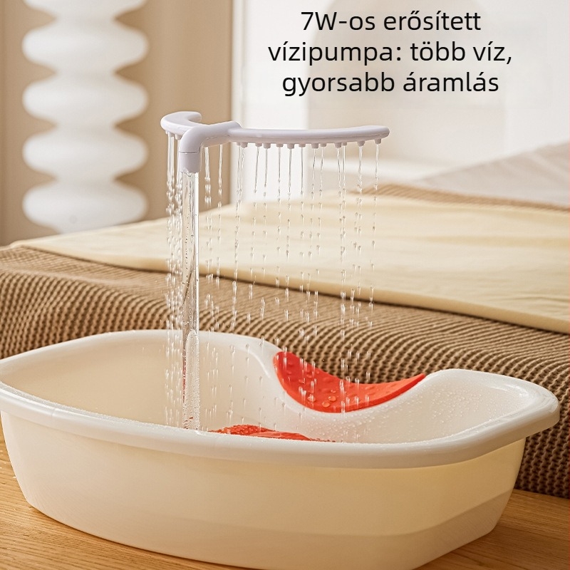 U alakú víz-keringtető fejmosó medence háztartási használatra – sík fekvésű fejmosó, hajápolás hagyományos kínai gyógyászattal, fűtés, állandó hőmérséklet