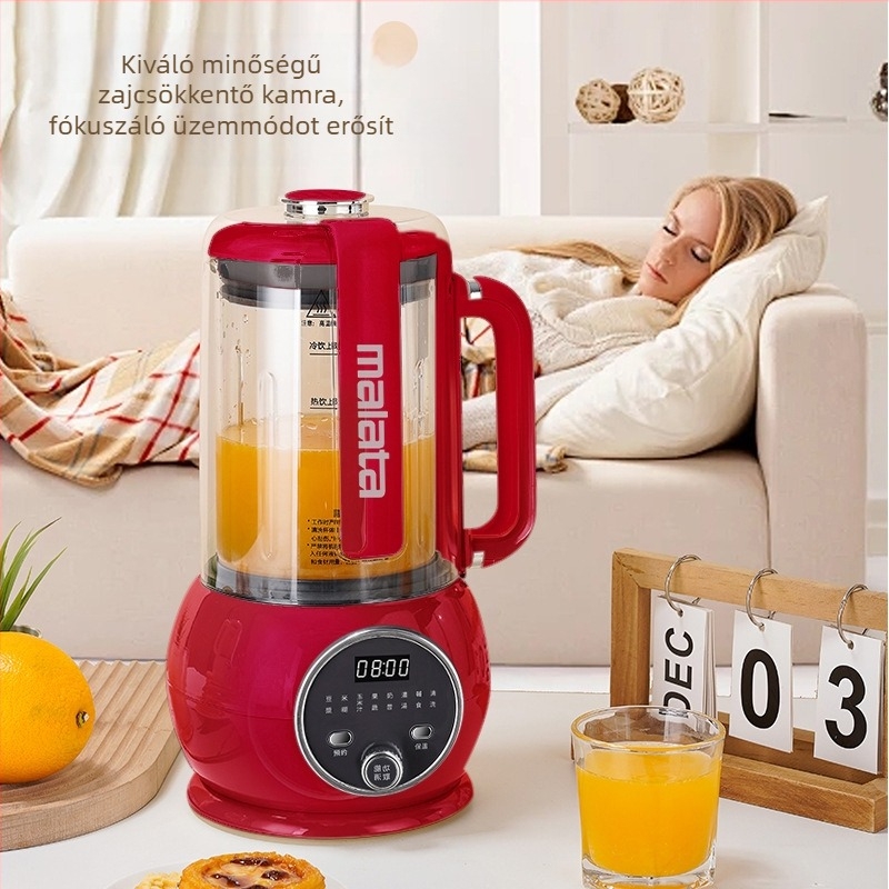 Szójaital-készítő magas fordulatszámú blender titánium bevonatú tapadásmentes edénnyel, égésgátló alap, 3–5 adag, teljesen automata, otthoni használatra, multifunkcionális