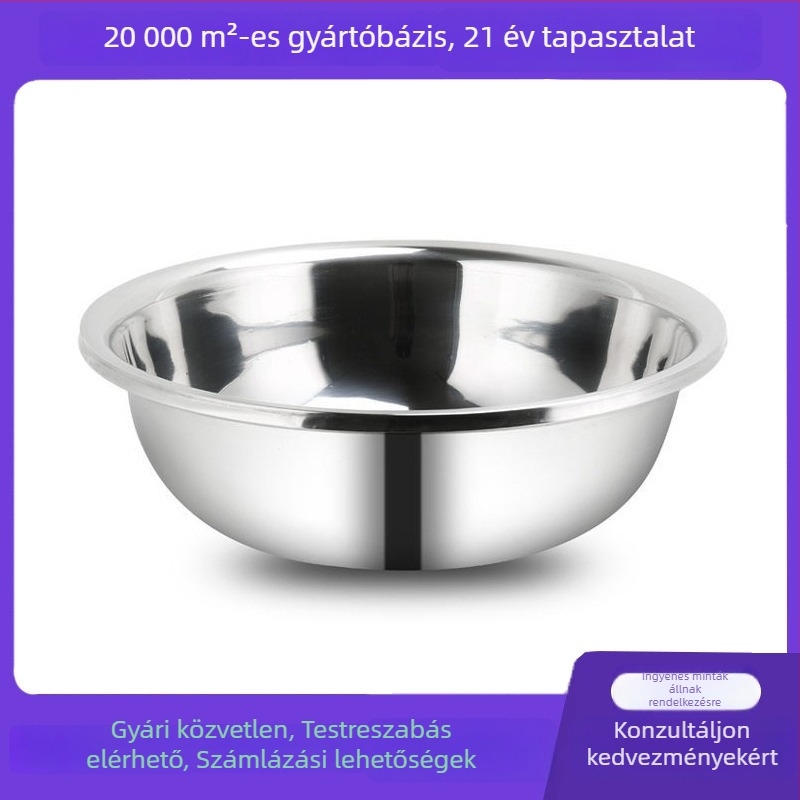 Wow Custom rozsdamentes acél mosómedence, nagy méretű, zöldségek mosására, levesekhez, konyha, étterem, otthoni használatra