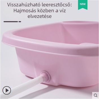 Ágyban használható hajmosó medence - otthoni ápoláshoz idős, gyermek és terhes nők számára