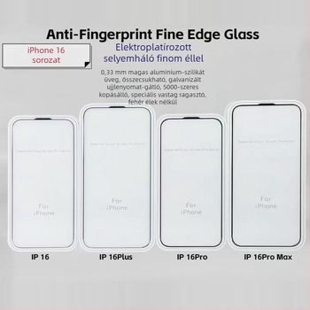 YOT Edzett üveg előlapi képernyővédő iPhone 13/14 sorozathoz, magas átlátszóság, anti-ujjlenyomat