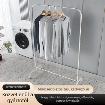 Földön álló ruhaszárító egyetlen rúddal