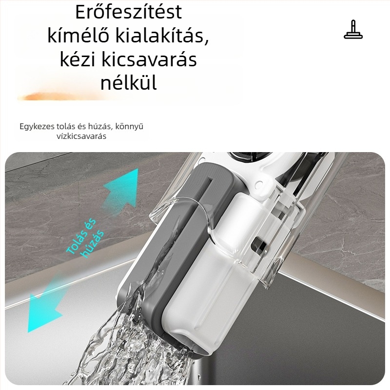 Multifunkcionális asztali mini mop, kézi használatra, szivacsos nedvességfelvétellel, fürdőszoba, WC és konyha