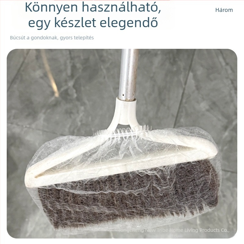 Új, többfunkciós egyszer használatos seprűfedő és mop csere kendő háztartási tisztításhoz