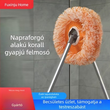 Napraforgó mop – többfunkciós, kör alakú mop a mennyezet tisztítására és háztartási használatra