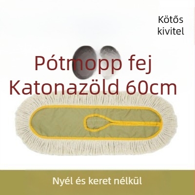 Nagy lapos mop pamutszál fejjel, otthoni és szállodai használatra, hosszú padlómop 6090110cm