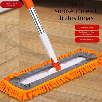 Chenille mop otthoni használatra – sík mop fa padlókhoz, nedvszívó