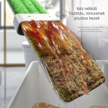 Extra nagy kereskedelmi 60 cm-es mop kéz nélkül, nedves és száraz tisztításra otthon