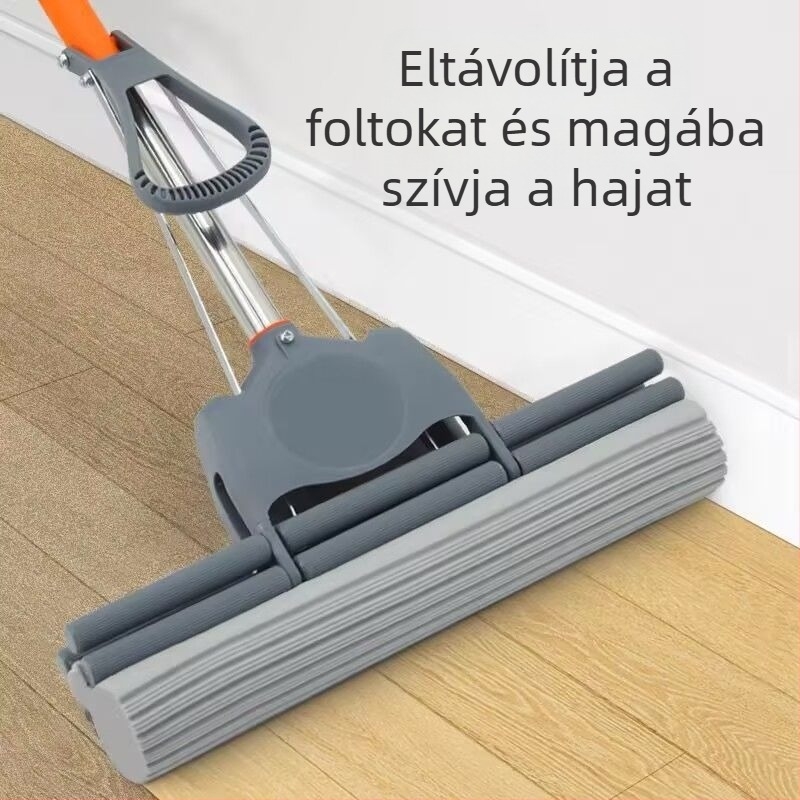 Nagy szivacs mop, 60 cm, extra nagy háztartási nedvszívó PVA mop, 2025 új modell, fej 43 cm