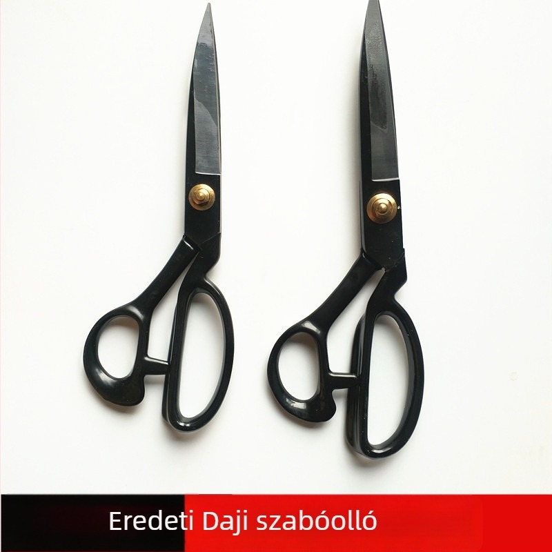 Daji balkezes szabóolló – ruházathoz és bőrhöz, nagy méretű professzionális otthoni használatra