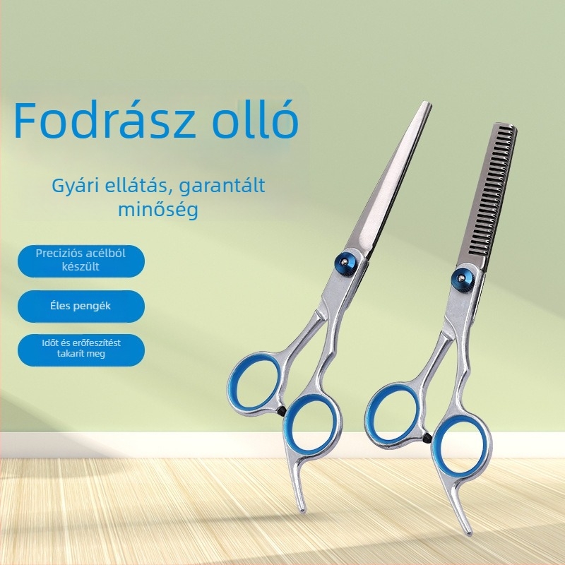 Rozsdamentes acél hajvágó ollók otthoni használatra
