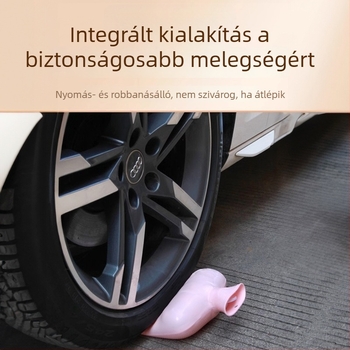 Kedves plüss melegvízzel töltött palack lábakra és kezekre, deréktáji melegítő és gyomormelegítő párna