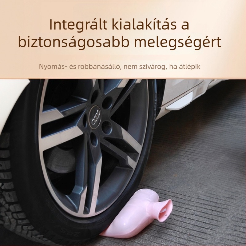 Kedves plüss melegvízzel töltött palack lábakra és kezekre, deréktáji melegítő és gyomormelegítő párna