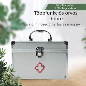 Hordozható alumínium orvosi doboz otthoni használatra и sürgősségi elsősegélyre