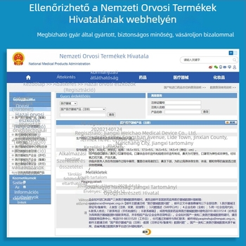 Gyermekek számára tervezett egyszer használatos sebészeti maszk, egyedi csomagolásban, egyszínű kék, 1 darabos csomag