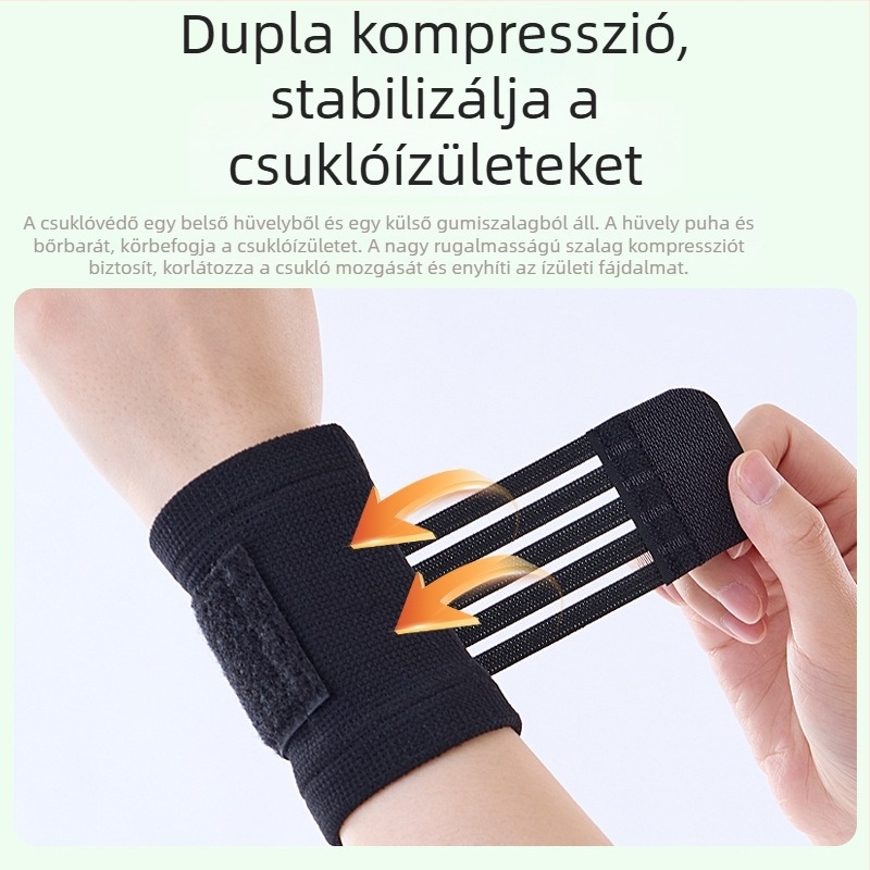 Kötött kompressziós csuklópánt sporthoz, lélegző csuklóvédő kosárlabdára és tollaslabdára, izzadságot felszívó