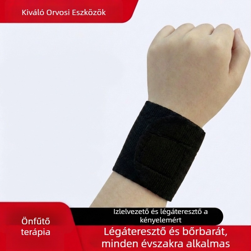 Önmelegedő csuklópánt, kényelmes és lélegző, kerékpározáshoz és futáshoz, meleg és ficamvédő