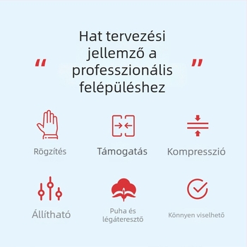 Csukló immobilizáló sín rándulásokhoz és ínhüvely-sérülésekhez, törések támogatása, fájdalomcsillapítás, ízületi felépülés, uniszex
