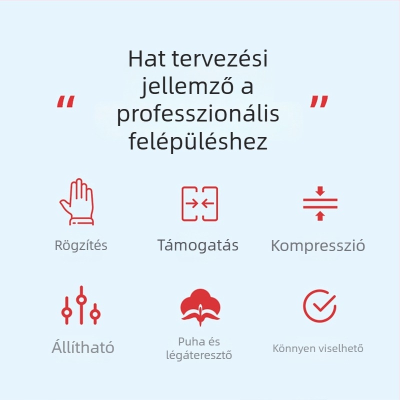 Csukló immobilizáló sín rándulásokhoz és ínhüvely-sérülésekhez, törések támogatása, fájdalomcsillapítás, ízületi felépülés, uniszex